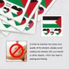 10-200pcs Palestine Face Arm Stickers Water Transfer Sticker Vibrant Colors Palestine Flag Tattoo Sticker Effortless Removal 240425