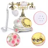 Accessories Rotate Vintage Fixed Telephone Revolve Dial Antique Telephones Landline Phone For Office Home Hotel Europe Style