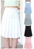 Girls Tennis -rokken een rooster korte jurk hoge taille geplooide tennisrok uniform met binnenste shorts onderbroek voor badminton cheer7188124
