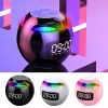 Orologi a LED Digital Smart Alarm Clock Wireless BT Schermo LED portatile RGB RGB Digital Digital Digital Disterra