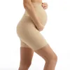 Aktiv shorts moderskap över magen graviditetsbiker träning yoga atletiska gravida byxor