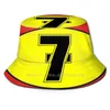 Baskar Barry Sheene Racing nummer 7 Seven Shirt Sticker Mask Fisherman's Hat Bucket Hats Caps Duck