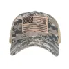 Softbal 1pc Fashion Mens Cotton Baseball Cap USA Army American Flag Tactical Trucker Hats Mesh Hat Outdoor Sport