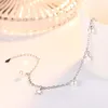 Link Bracelets Fanqieliu S925 Carimbo Silver cor de pérola elegante Star Charming Bracelet for Woman Trendy Jewelry Girl Gift FQL20342