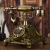 Accessories Rotate Vintage fixed Telephone revolve Dial Antique Telephones Landline Phone For Office Home Hotel made of resin Europe style