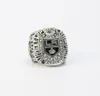 Echte fijne hele 2012 Ice Hockey Kings Zink Alloy Silver Pted Men World Ship Ring Men Rings1409267G2003113