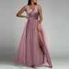Sukienki z dekoltem w siatce kobiety 2024 Koktajle sukienki bez pleców Summer Maxi Long BodyCon sukienka Elegancka sukienka 240415