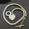 Home New Pearl Ball Bracelet to Buckle Love Belt Diamond Hanging Tag Fashion Trendy Handicraft