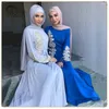 Ethnische Kleidung Abaya gestickt muslimisch Langkleid Frauen Perlen Kaftan Abayas Robe Femme Musulmane Dubai Hijab Vestido Islamic Abayat