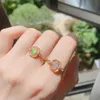 LAMOON Vintage Luxury Opal Rings For Woman Synthesis Opal 925 Sterling Silver K Gold Plated Oct Birthstone Brithday Gift RI193 240422