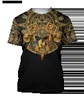 Męskie koszulki Summer Trend Harajuku Mexican Aztec Quetzon Mens Casual T-Shirt Street Fashion Classic Retro O-Neck Loose Senior 3D Printed Top Q240426