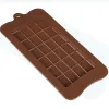 Stampi da 24 cavità al cioccolato in silicone stampi per torta cucina cucina strumenti per la cottura di caramelle per zucchero barra a blocco vassoi per vassoi per la torta