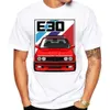 Herrt-shirts driver legenden Tyskland EUDM E34 M5 E30 E36 CAR CLASSIC T-shirt Nya sommarmän Short Slve Vintage Boy Casual Tops White TS T240425