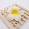 Dekorativa blommor 5 datorer/parti plumeria hawaiian pe skum frangipani konstgjorda blommor huvudbonad ägg bröllop dekoration parti