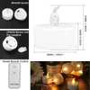 6/12/24Pack Flameless LED -ljus med fjärrkontroll Teen med flimrande flammet Tea Lights Halloween Christmas Home Decor 240416