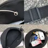 Taillezakken 2024 Bag unisex bum student trend schedelpatroon print lichtgewicht wild fanny pack zwarte vrije tijd sportkist