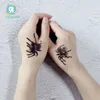 Трансфер с татуировкой Rocooart 3D Scorpion Tattoo Stickers Паука временная татуировка Хэллоуин Шутка подделка тату