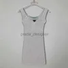 Designer Women's Casual Mini Dress Summer Brand T-shirt da donna Top canotta da donna in cotone a maglietta senza manico