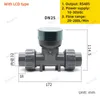 디지털 유량계 하수 파이프 라인 농업 및 임업 관개 DN25-80 흐름 센서 산 및 알칼리 저항성 RS485 NPN 240423