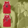 Anpassat namn Mens Youth/Kids Hank Beenders 6 Providence Steamrollers Red Basketball Jersey 2 Top Stitched S-6XL