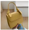 Shoulder Bags Handmade Mini Bag Women's 2024 Korean Style Portable Alligator Fashion Versatile Messenger