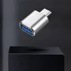 USB 3.0 To Type C Adapter LED OTG To USB C USB-A To Micro USB Type-C Female Connector For HUAWEI Samsung Xiaomi POCO Adapters