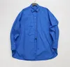Blouses pour femmes 2024 Spring Ladies Design Shirt lâche décontracté confortable Femmes bleues Tops