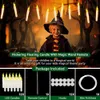 Halloween Decoration Floating LED Candles 12/24Pc Flameless Flicker Candle with Magic Wand Remote Control For Christmas Birthday 240416