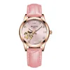 WLISTH New Clover Women's Watch Waterproof and Fashionable Hollow Fully Automatic Mechanical Watch Belt Women's Watch Night Glow Women's Watch