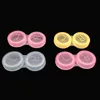 Contacts Lens Accessoires 5 / 10pcs Contact Lens L + R Étuis support de stockage Conteneur Voyage Consacteurs Candy Candy Couple Contact Contact Box D240426