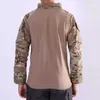 戦術Tシャツ軍事戦術Tシャツメンズ米軍カエルセット長袖Tシャツ迷彩戦術フィールドトレーニングハンティング4XLシャツユニフォーム240426