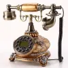 Tillbehör Antik Corded Fashion Retro Vintage Fixed Telefon Antik fast telefontelefon/Redial/Handsfree/Bakgrundsbelyst uppringande ID