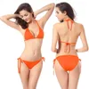 Kobiety stroje kąpielowe Swimmart Micro Bikini Hanter Swimsuit 13 Kolory stałych 2024 Summer Strappy Kąpiel