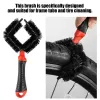 Tools WEST BIKING Bike Cleaning Brush MTB Bicycle Wheel Tire Rim Brush Washing Cleaning Tool Set Multifunction Cycling Hub Gears Brush