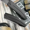 7200 lancering 2 Automatisch vouwmes D2 Stonewashed Clip Point Blade Aluminium Hoge Hardheid Wilderness Survival Camping Tool Pocket Knife