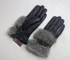 2021 New Ladies leather Gloves Winter cycling warm rabbit hair fashion outdoor touch screen leather gloves9503850