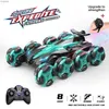 Elektrische/RC-auto achtwiel zwaaitarm drift stunt afstandsbediening auto body feeling muziek spatten rollend klimmen off-road voertuig draadloos toyl2404