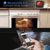 Jinutus Bluetooth Fleisch Futter Thermometer Wireless Digital Grill Küchenthermometer mit 6 Sonden für BBQ -Raucherofenkochen 240415