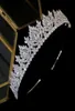 Luxury Cubic Zirconia Dripping Headwear Bridal Crystal Crown Wedding Hair Accessories Beauty Graduation Crown Bride Tiaras Y2008075169415