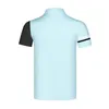 Summer Mens Polo Shirt Designer golf krótkie rękawowe T-shirt Outdoor Cycling Sport Ubranie Szybkie luźne szybkie oddychanie wilgoć w polo koszulę polo