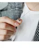 Korean Fashion Designer Geometric Circle Pendant Necklaces for Women 100% Real 925 Sterling Silver Neck Chain Female Party Jewelry Gift Drop Shipping YMN145