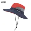 9002 Chapeau de parterns de soleil d'extérieur pour femmes, Hone-Setail Hole Chatle de pêcheur, chapeau de soleil de crème solaire, chapeau d'alpinisme respirant, style enfant parent