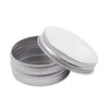 Bouteilles de rangement 40 x Cosmetics Pot Pot Lèvre Aluminium Jar Contauteur de récipient 15 ml