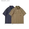 Camisetas masculinas camisetas de verão cityboy masculino masculino solto de seca rápida de manga curta de manga curta T-shirtq240426