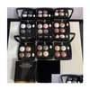 Eye Shadow Famous Makeup 4 Colors Matte Shimmer Natural Waterproof Eyeshadow Shadows Palette With Brush 6 Styles Fast Ship Drop Delive OT9Co