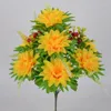 Decorative Flowers 10 Imitation Chrysanthemums Bouquets Home Decoration Ornaments Gardening Living Room Potted Plant Eid Mubark