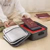 Travel Document Storage Bag Large-capacity Household Layered Passport Card Bag Waterproof Folder File Sorting Storage Bag