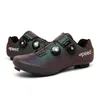 Professionella cykelskor Hardsoled Road Mountain Bike Shoes Bekväma slitsträckta män Kvinnor Tävling Cykelskor 240417