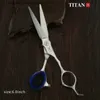 Ciseaux de cheveux Titan Professional Barber 6,0 pouces Coupe mince outil de haltère Q240426 Q240426