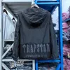 Varumärke Trapstar Jacket Mens Designer Jackets Windbreaker Bomber Womens Jacke Coat Leather Waterproof dragkedja broderi Black Blue XL Homme Irongate Jcaket